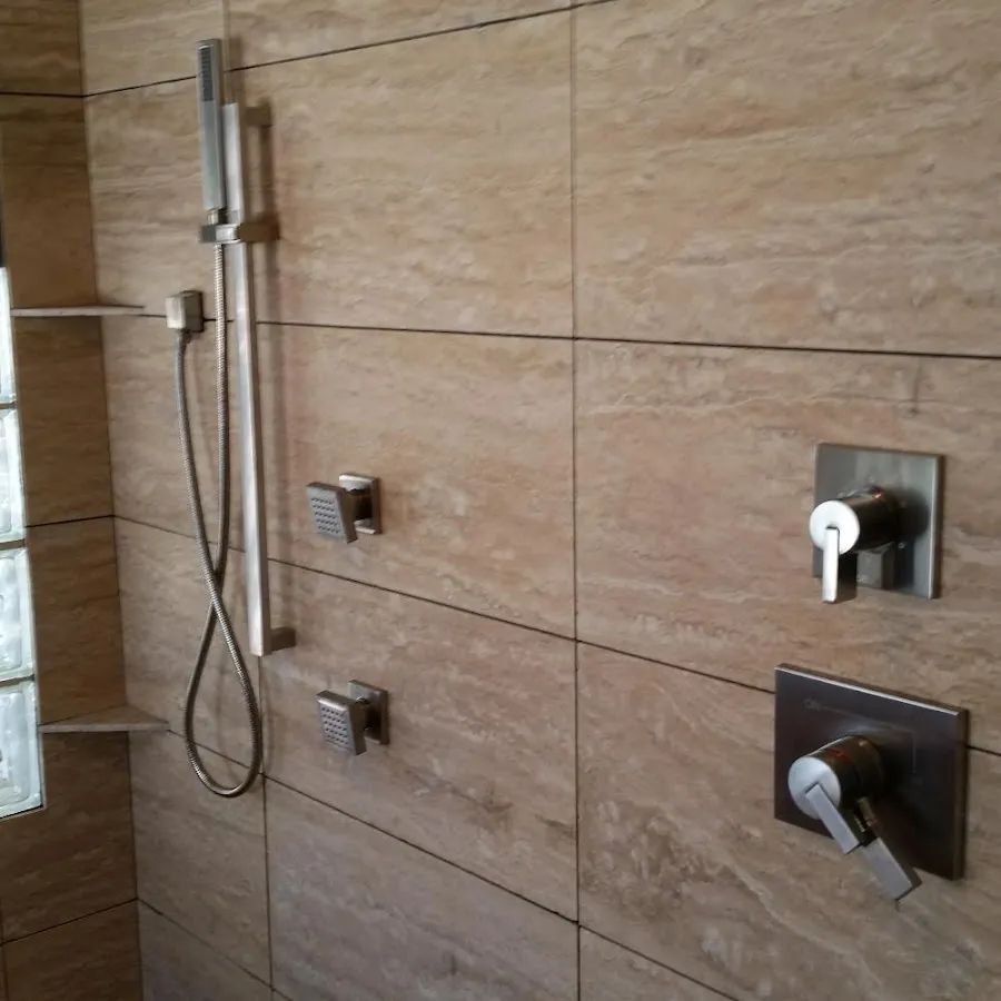 Shower fixture installation for Water Heater Replacement in Freetown